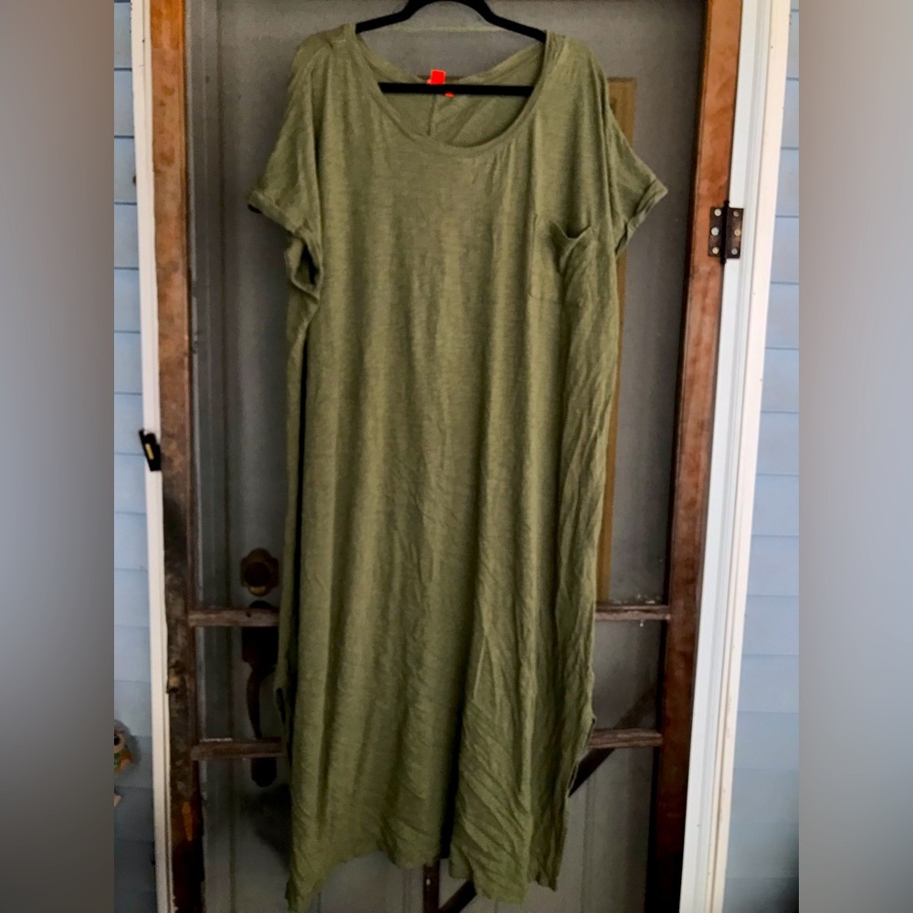 Joe Fresh Womens Plus size Olive Maxi